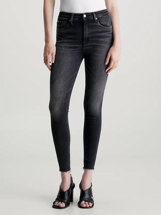 Calvin Klein Jeans – High Rise Super Skinny jeans, Černá barva