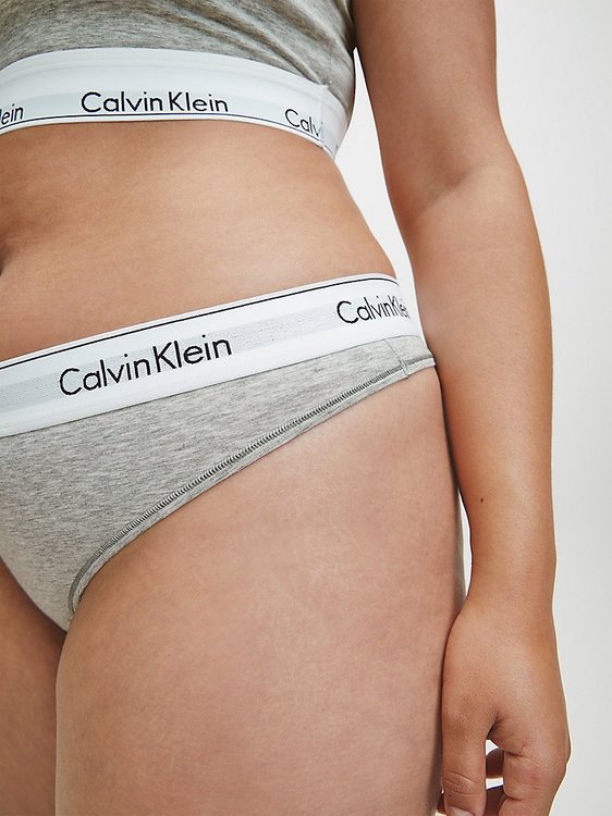 Luxusní Modern Tanga, Šedá barva, 1XL, 2XL