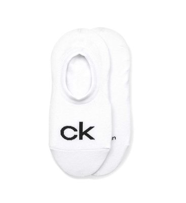 Calvin Klein Jeans – Ponožky CKJ Logo, Bílá barva