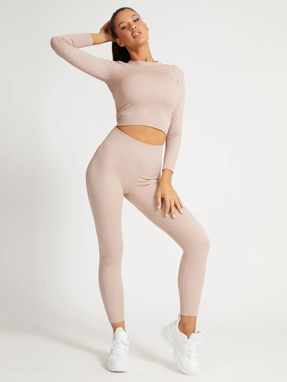 Daisy legíny – Guess, Růžová barva Ženy