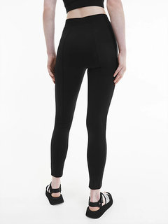 Calvin Klein Jeans, Černá barva Shrunken logo legíny