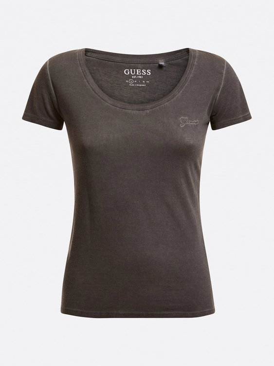 Luxusní Script logo tričko, Šedá barva, XS, S, M, L