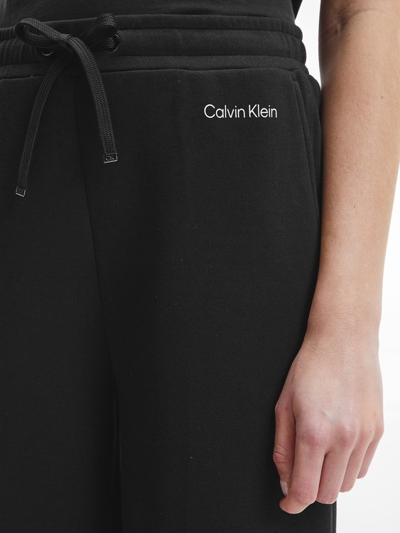 Micro logo tepláky – Calvin Klein, Černá barva Ženy 1