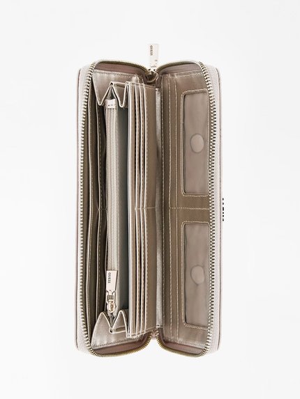 Módní Katey peněženka, Krémová barva, 2023