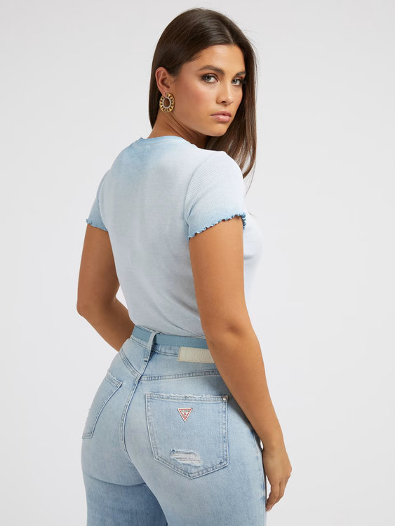 Edurne triko – GUESS, Modrá barva Ženy