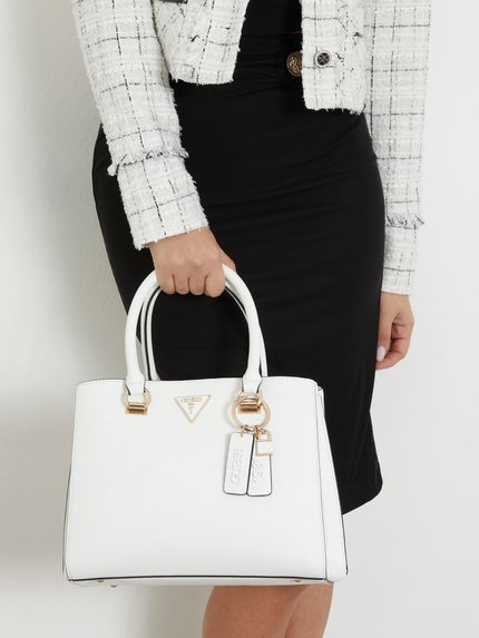Módní Noelle Girlfriend střední kabelka, Bílá barva, 2024
