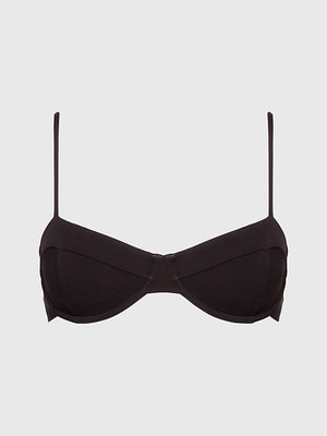 Calvin Klein Swimwear – Core Tonal plavky - Horní díl, Černá barva