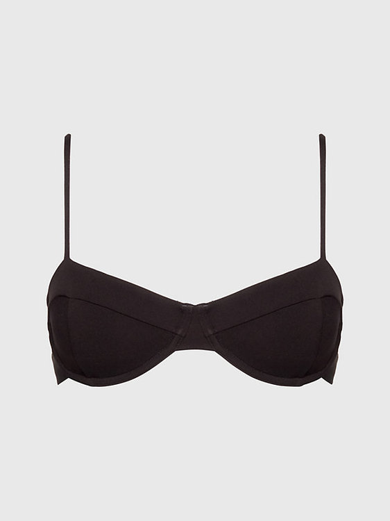 Calvin Klein Swimwear – Core Tonal plavky - Horní díl, Černá barva