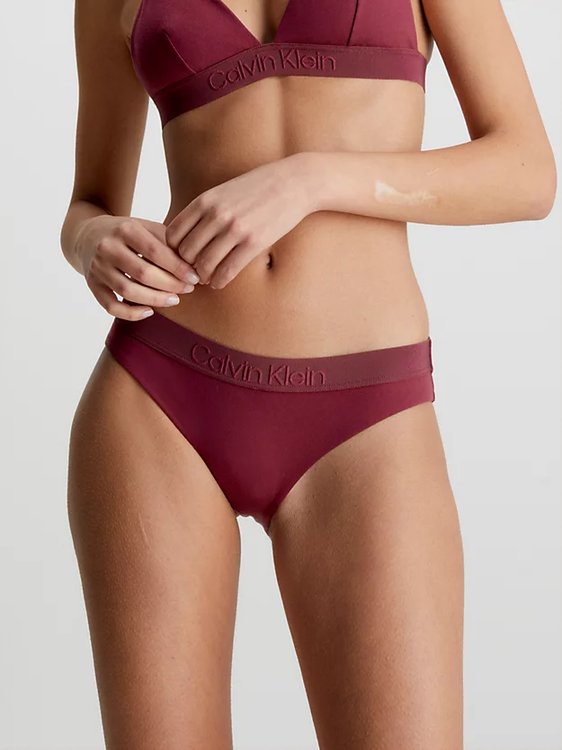 Core Tonal plavky - Spodní díl – Calvin Klein Swimwear, Červená barva Ženy