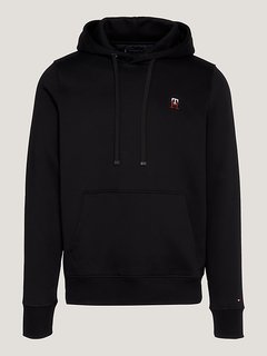 Small Hoody mikina Černá barva Muži