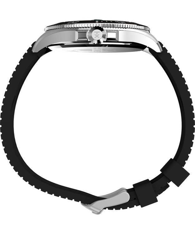 Módní Harborside Coast hodinky, Černá, Modrá, Stříbrná barva, 2024