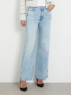 GUESS – Wide Leg jeans, Modrá barva