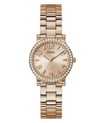 GUESS – Fawn hodinky, Růžové zlato barva