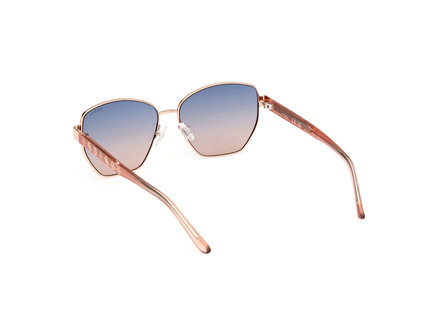 Módní Sluneční brýle, Modrá, Růžová, Růžové zlato barva, 2024
