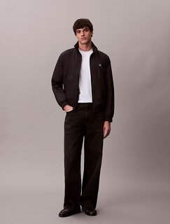 Harrington bunda Černá barva Muži