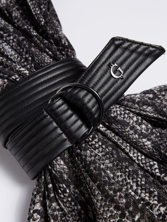 Guess – Dana šaty, Černá, Šedá barva 1