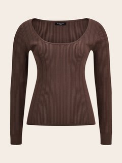 Zoe svetr Hnědá barva Ženy