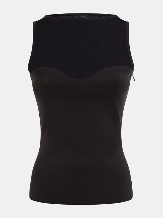 Luxusní Estefana top, Černá barva, XS, S, M