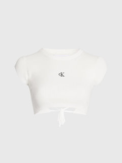 Cropped top Bílá barva Ženy