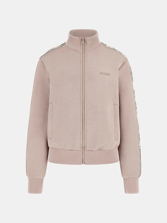 Britney mikina na zip Růžová barva Ženy