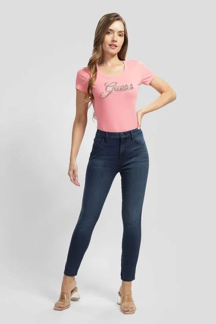 Módní Script triko, Růžová barva, 2023