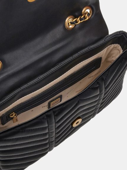 Módní Lovide crossbody, Černá barva, 2023