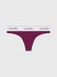 Calvin Klein Underwear – Modern Cotton tanga, Fialová, Vínová barva