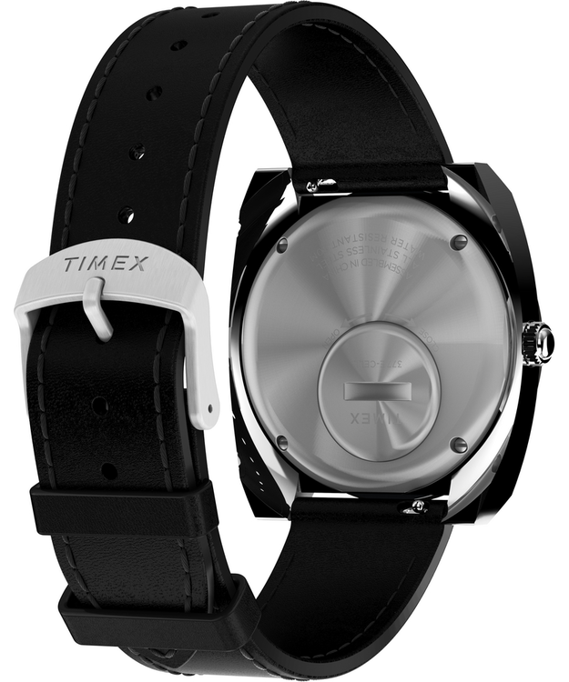 Módní Reissue hodinky, Černá, Stříbrná barva, 2024