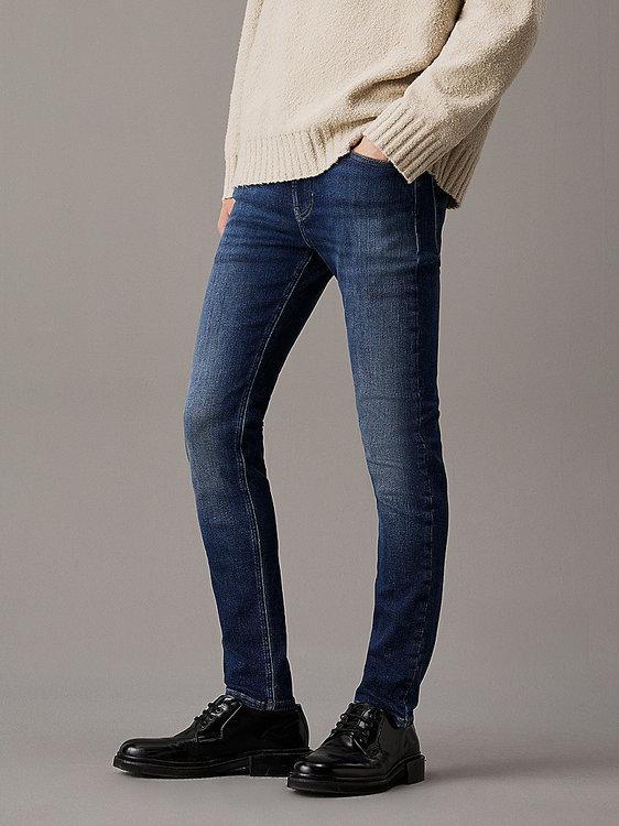 Calvin Klein Jeans – Skinny jeans, Modrá barva