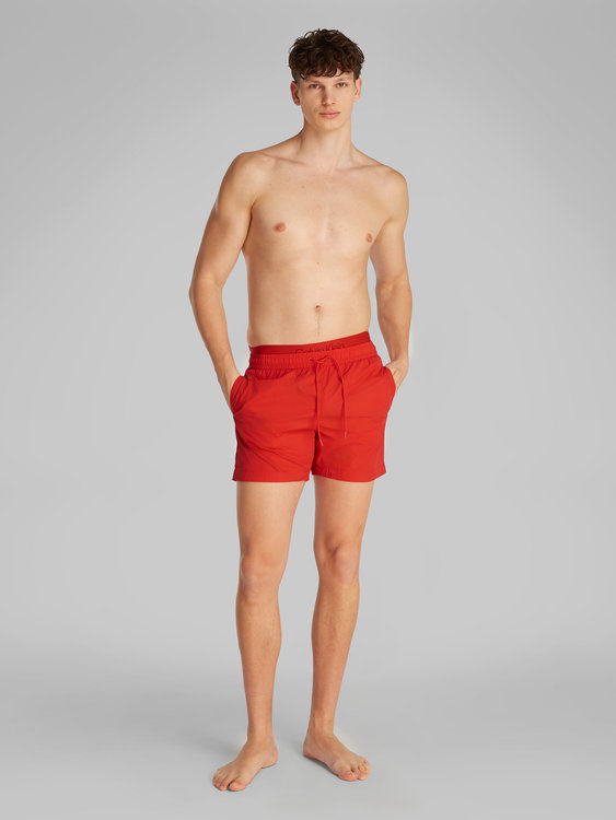 KM0KM01104-XM8 plavky MEDIUM DOUBLE WB – Calvin Klein Swimwear Muži
