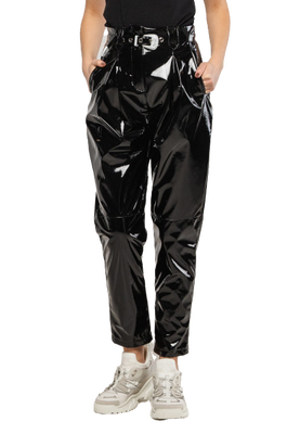 Luxusní Mandorlato kalhoty, Černá barva, 38(XS), 40(S), 42(M), 44(L)