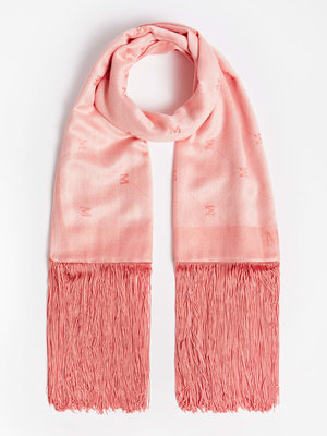 Módní Jacquard šála, Červená, Růžová barva, 2021