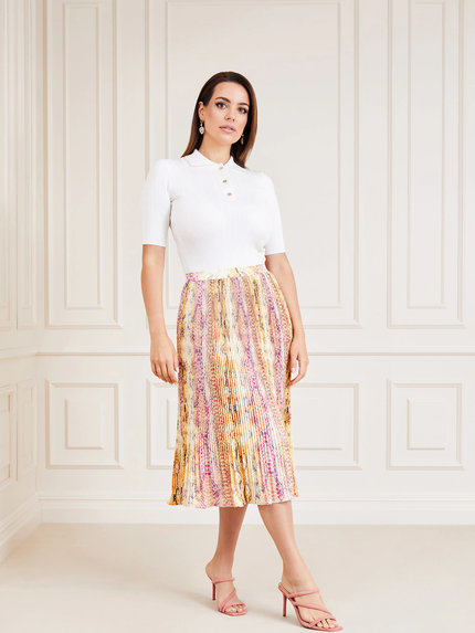 Halley sukně Multi, Oranžová barva Ženy