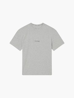 Embossed pyžamové triko Šedá barva Ženy