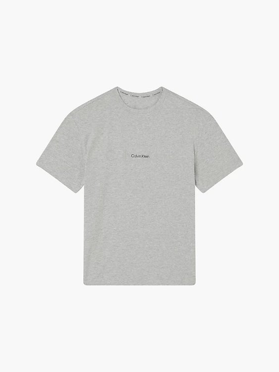 Embossed pyžamové triko Šedá barva Ženy