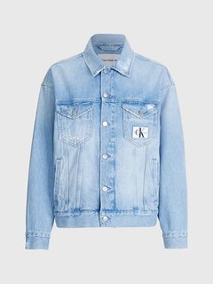 Dad Denim bunda Modrá barva Ženy