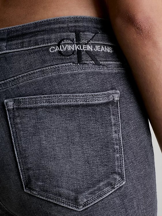 Luxusní Mid Rise Skinny jeany, Černá barva, 26/30, 27/30, 28/30