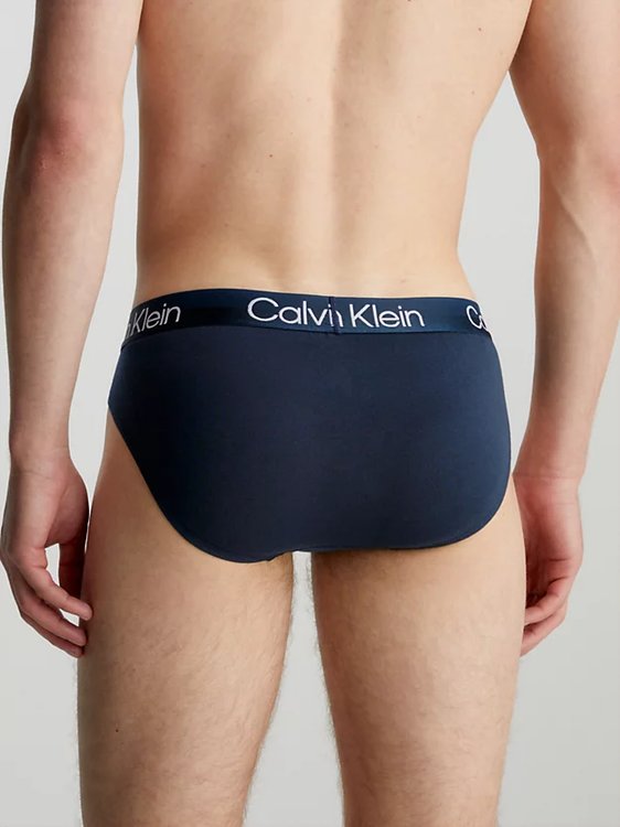 Módní Modern Structure slipy 3ks, Khaki, Navy barva, 2023