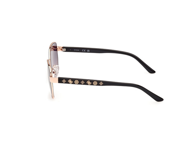 Sluneční brýle – GUESS, Černá, Růžové zlato barva Ženy