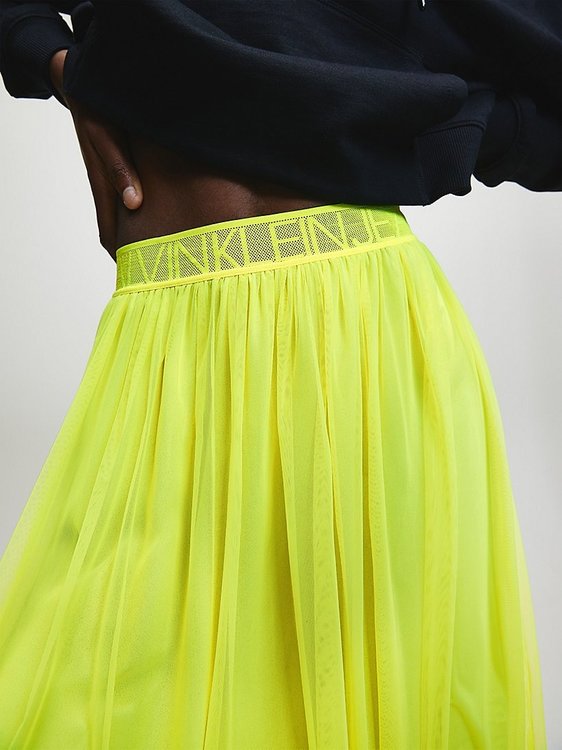 Luxusní Sukně, Žlutá barva, XS, S, M