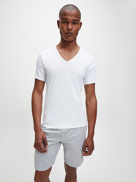 Calvin Klein Underwear – Modern Cotton triko 2ks, Bílá barva
