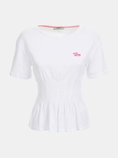 Logo triko Bílá barva Ženy