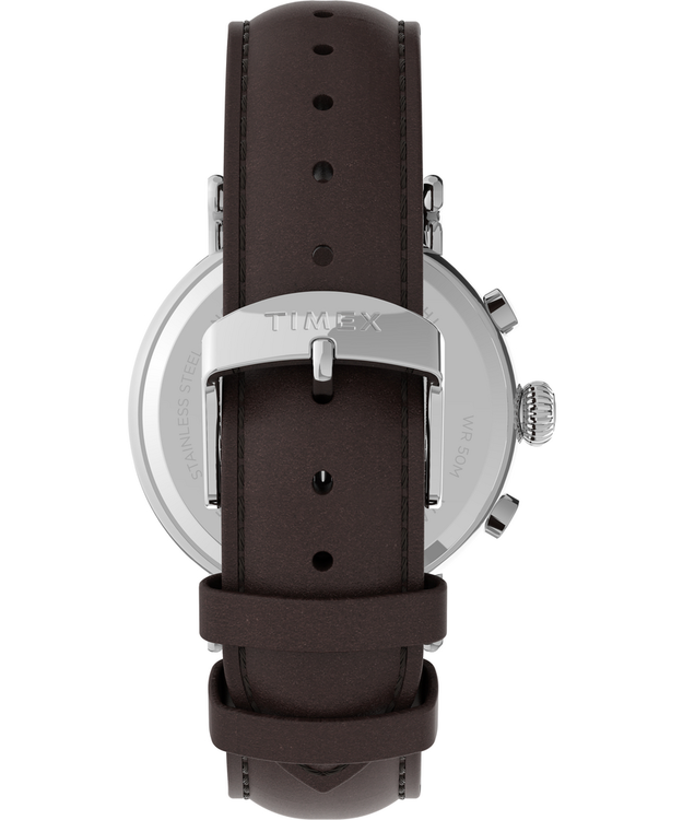 Essential Collection hodinky – TIMEX, Hnědá, Stříbrná barva Muži