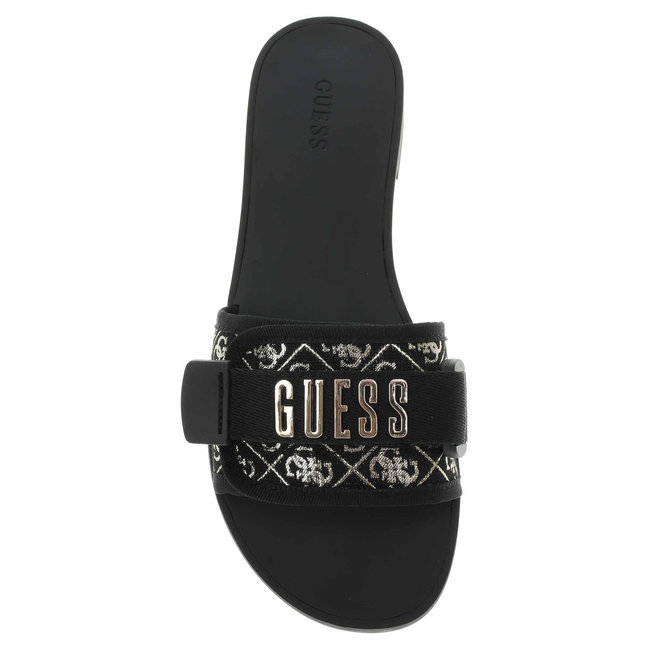 Elyze pantofle – GUESS, Černá barva Ženy