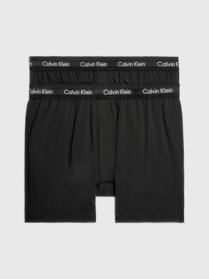 Calvin Klein Underwear – Cotton Stretch trenky 2ks, Černá barva