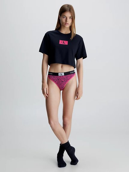 Módní 1996 Lounge pyžamové triko, Černá barva, 2023