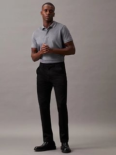 Luxusní Oxford Two Tone polo, Černá barva, S, M, L, XL