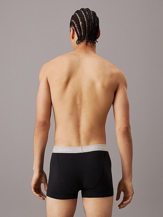 Módní Cotton Stretch boxery 3ks, Černá barva, 2024