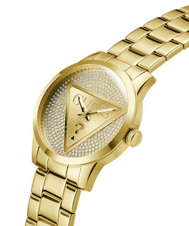 Luxusní Badge hodinky, Zlatá barva, UNI