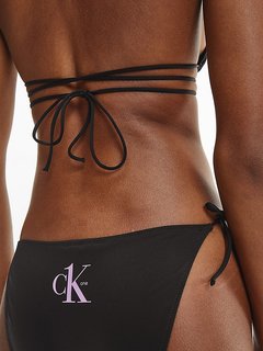 Luxusní KW0KW01702-BEH plavky STRING SIDE TIE BIKINI, S, M